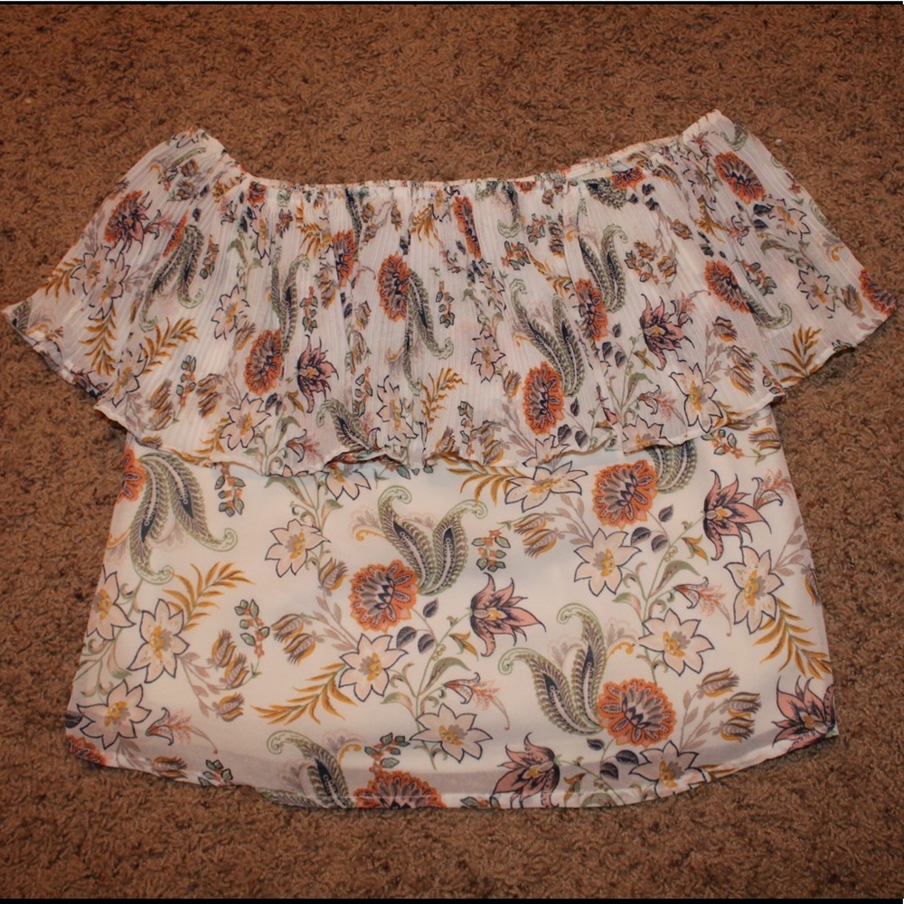 Paisley Off The Shoulder Top - Dillard’s